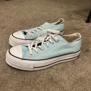 platform blue converse 8.5